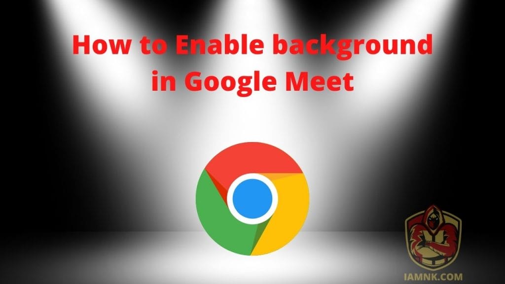 how to change background in google meet