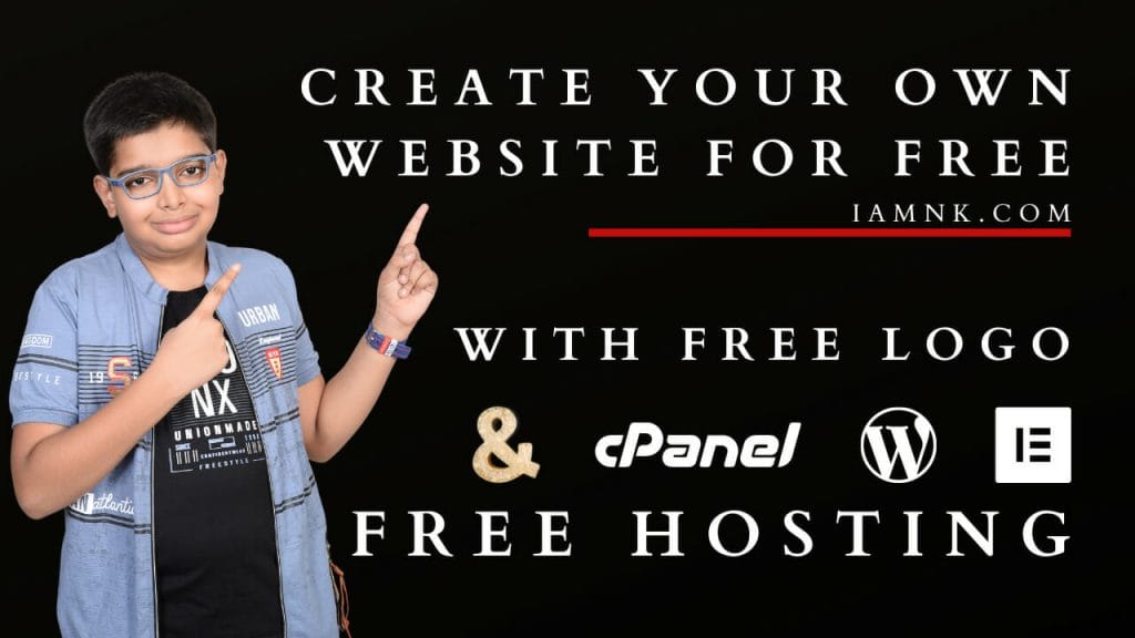 Create your website for free with free hosting and logo